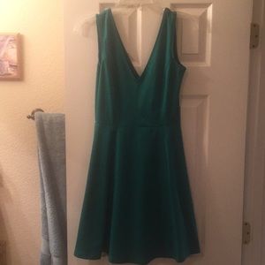 Gorgeous green A line dress